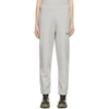 Ganni Logo-embroidered Track Pants In Grey