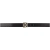 GIVENCHY BLACK 4G REVERSIBLE BELT