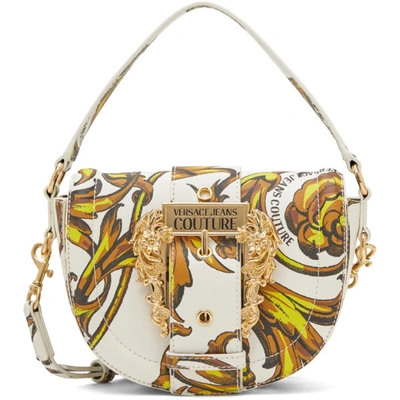 Versace Jeans Couture White Regalia Baroque Couture I Bag In Eg89 899 + 948