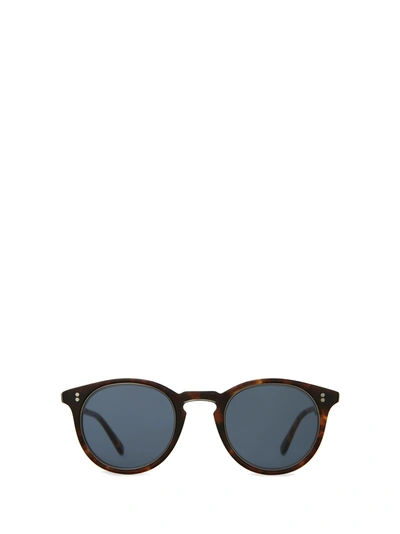 Mr Leight Mr. Leight Sunglasses In Maple - Antique Platinum / Blue
