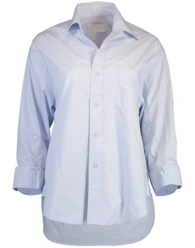 Citizens Of Humanity Kayla Long Sleeve Button Down Shirt - Wimborne In Oxford Blue (lt
