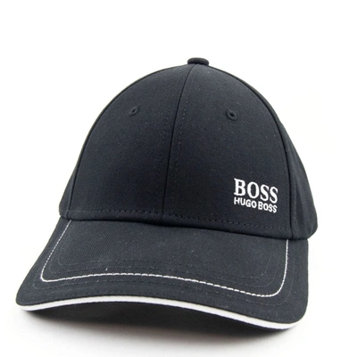 Hugo Boss Cap 1 Small Logo Black 001 Colour: Black 001 In Dark Blue