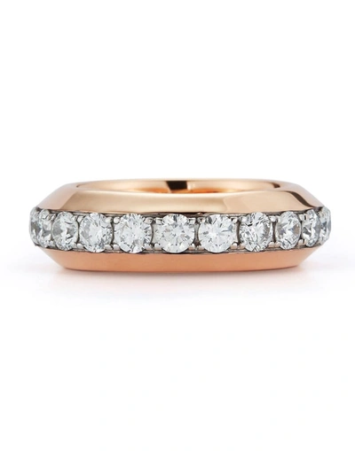 Walters Faith Grant Diamond Angled Band Ring In Rosegold
