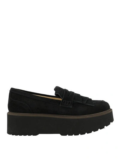 Hogan Loafers In Black