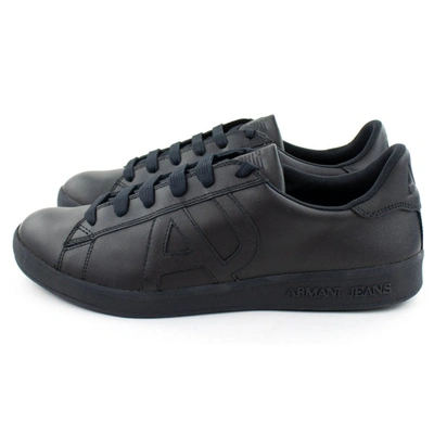 Armani Jeans Low Trainers Size: 6, Colour: Navy In Blue | ModeSens