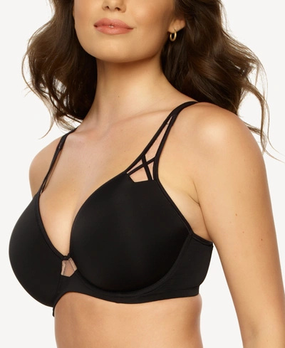 Paramour Women's Amaranth Lightweight Lightly Lined Underwire Bra In Black