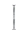 Posh Tech Rainey Skinny Silver-tone Stainless Steel Alloy Link Band For Apple Watch, 42mm-44mm In Silver-tone