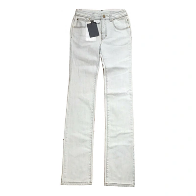 Pre-owned Mcq By Alexander Mcqueen Straight Jeans In Blue