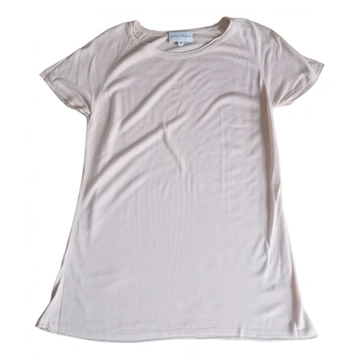 Pre-owned Courrèges T-shirt In Pink