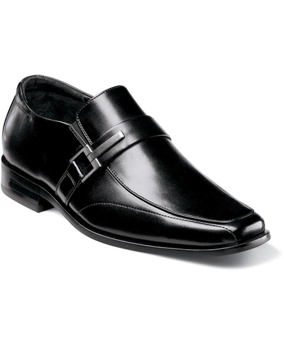 Stacy Adams Big Boy Bartley Moc Toe Slip-on Shoe In Black