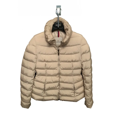 Pre-owned Moncler Coat In White