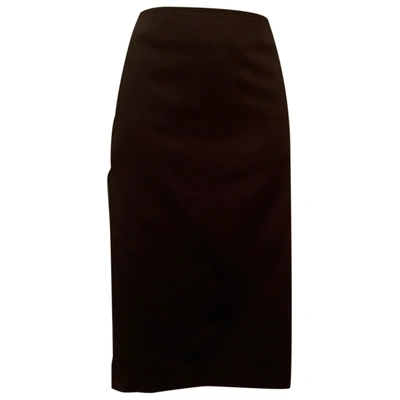 Pre-owned Peserico Mini Skirt In Black