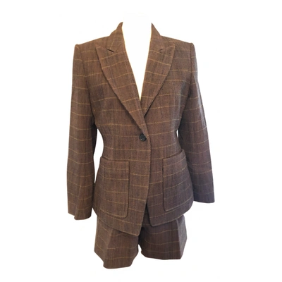Pre-owned Chloé Wool Jacket In Brown