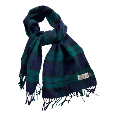 Pre-owned Pringle Of Scotland Wool Scarf In Multicolour