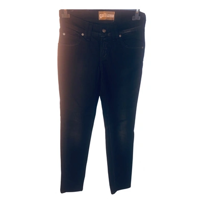 Pre-owned Galliano Jeans In Black