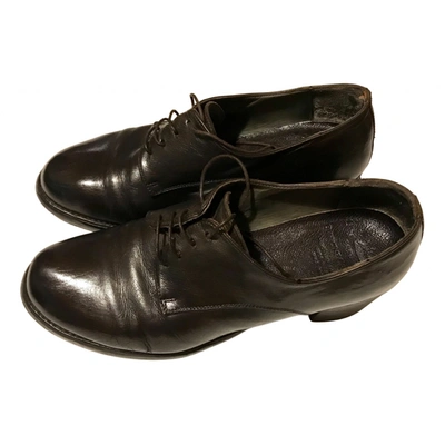 Pre-owned Officine Creative Leather Lace Ups In Brown