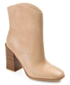 Journee Collection Women's Brekinn Western Booties In Tan