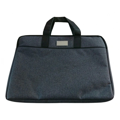 Pre-owned Issey Miyake Handbag In Grey