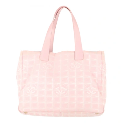 Pre-owned Chanel Cloth Handbag In Pink