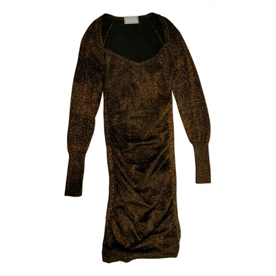 Pre-owned Versus Dress In Gold
