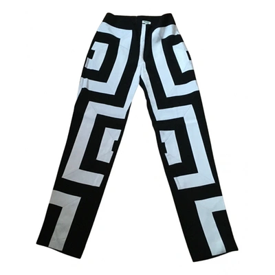 Pre-owned Kenzo Straight Pants In Multicolour