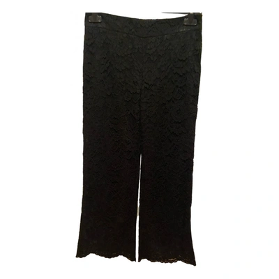 Pre-owned Blumarine Trousers In Black