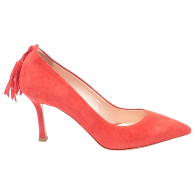 Pre-owned Marc Cain Leather Heels In Red