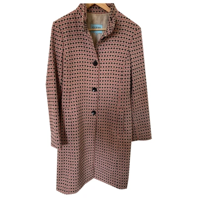 Pre-owned Guess Wool Coat In Multicolour