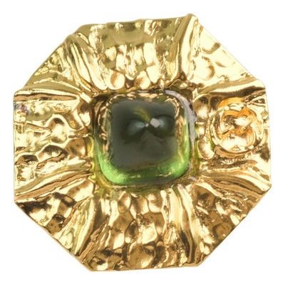 Pre-owned Gucci Ring In Green