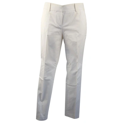Pre-owned Jcrew Trousers In White