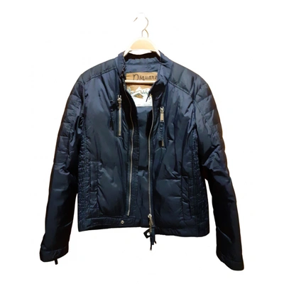 Pre-owned Dsquared2 Coat In Navy