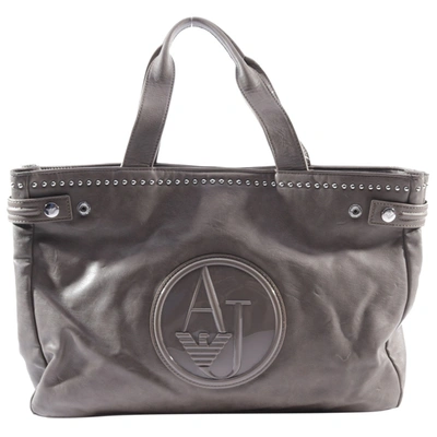 Pre-owned Armani Jeans Tote In Brown