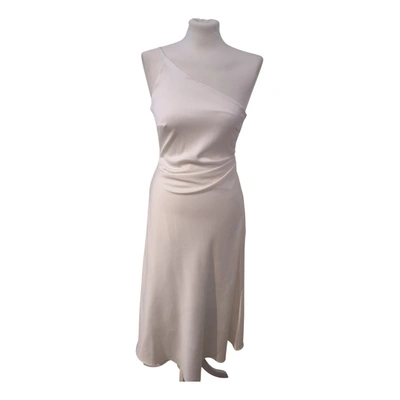 Pre-owned Keepsake The Label Mid-length Dress In White