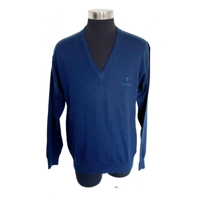 Pre-owned Pierre Cardin Wool Pull In Blue