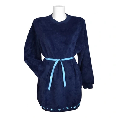 Pre-owned Weili Zheng Mid-length Dress In Blue