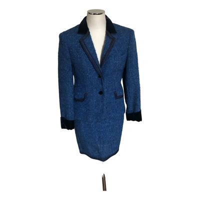 Pre-owned Blumarine Wool Jacket In Blue