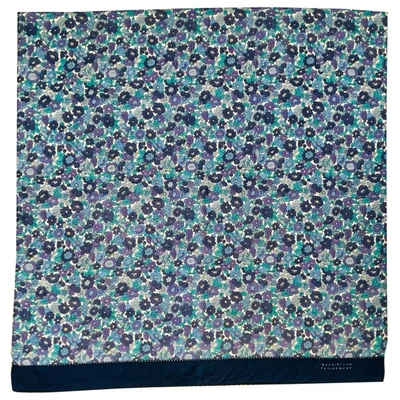 Pre-owned Mackintosh Silk Handkerchief In Blue