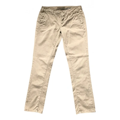 Pre-owned True Nyc Chino Pants In Beige