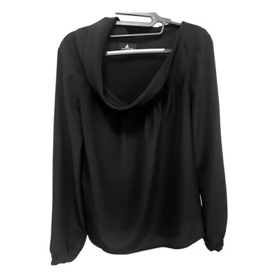 Pre-owned One Step Silk Blouse In Black