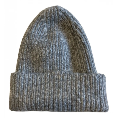 Pre-owned Acne Studios Wool Beanie In Anthracite