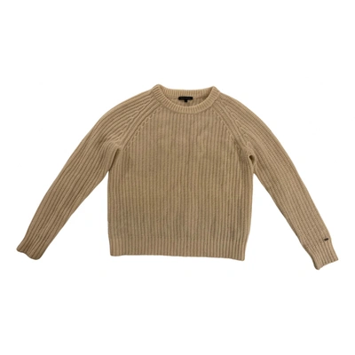 Pre-owned Tommy Hilfiger Wool Jumper In White