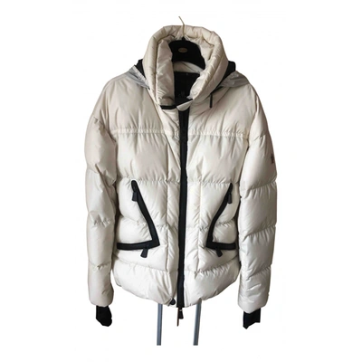 Pre-owned Moncler Peacoat In White