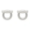 FERRAGAMO SILVER GANCINI CUFFLINKS