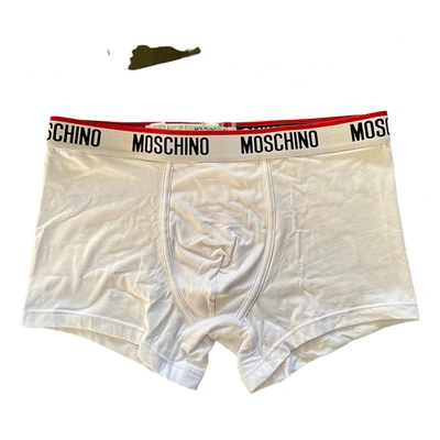 Pre-owned Moschino Short In White