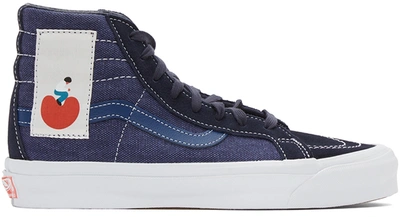 Vans Navy Geoff Mcfetridge Edition Og Sk8-hi Lx Sneakers In Freetime