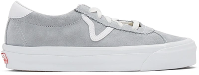 Vans Grey Suede Og Epoch Lx Sneakers In High Rise/true White
