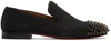 CHRISTIAN LOUBOUTIN BLACK LEATHER SPOOKY LOAFERS