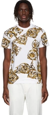 VERSACE JEANS COUTURE WHITE GARLAND T-SHIRT