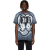 GIVENCHY GREY & BLUE CHITO EDITION OVERSIZED T-SHIRT