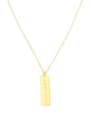 Ambush Ofuda Logo Long Chain Necklace In Gold